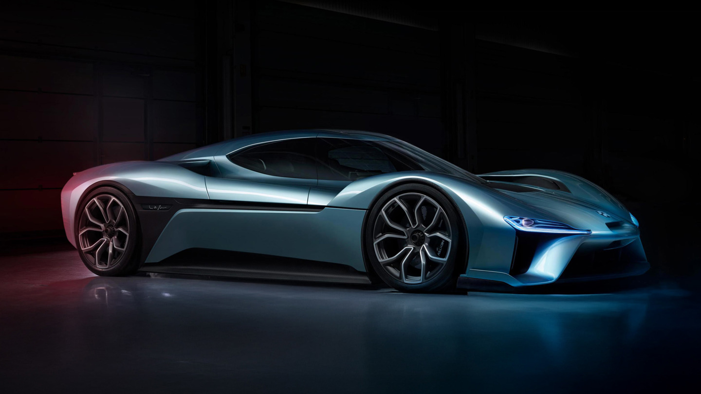 NIO konceptbil EP9 set fra siden