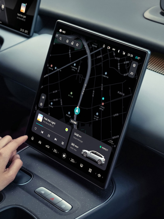 12,8" AMOLED-midterskærm